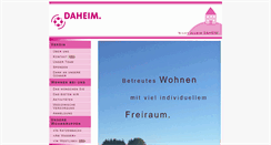 Desktop Screenshot of daheim.ch