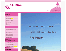 Tablet Screenshot of daheim.ch